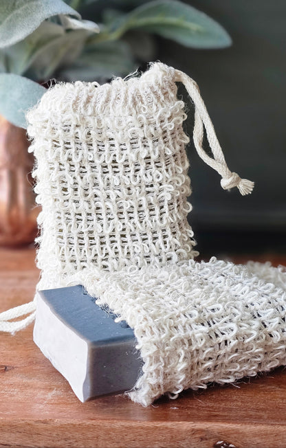 Natural Sisal Soap Saver Bag