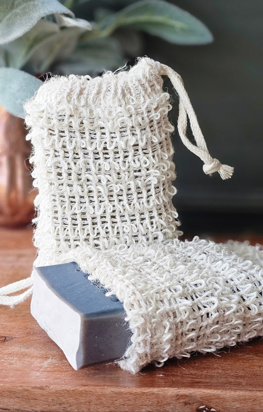 Natural Sisal Soap Saver Bag