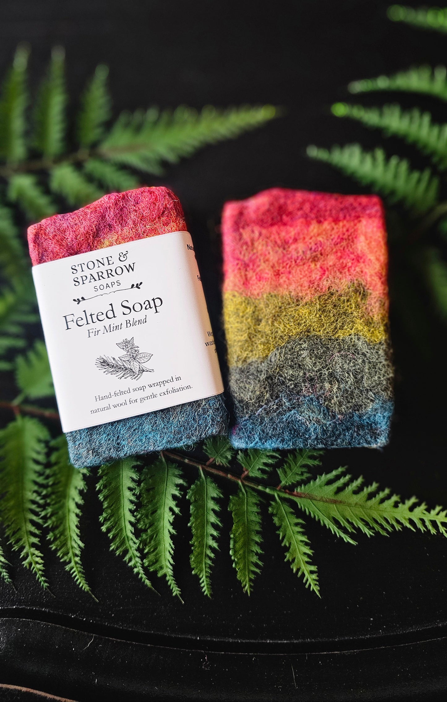 Natural Felted Soap
