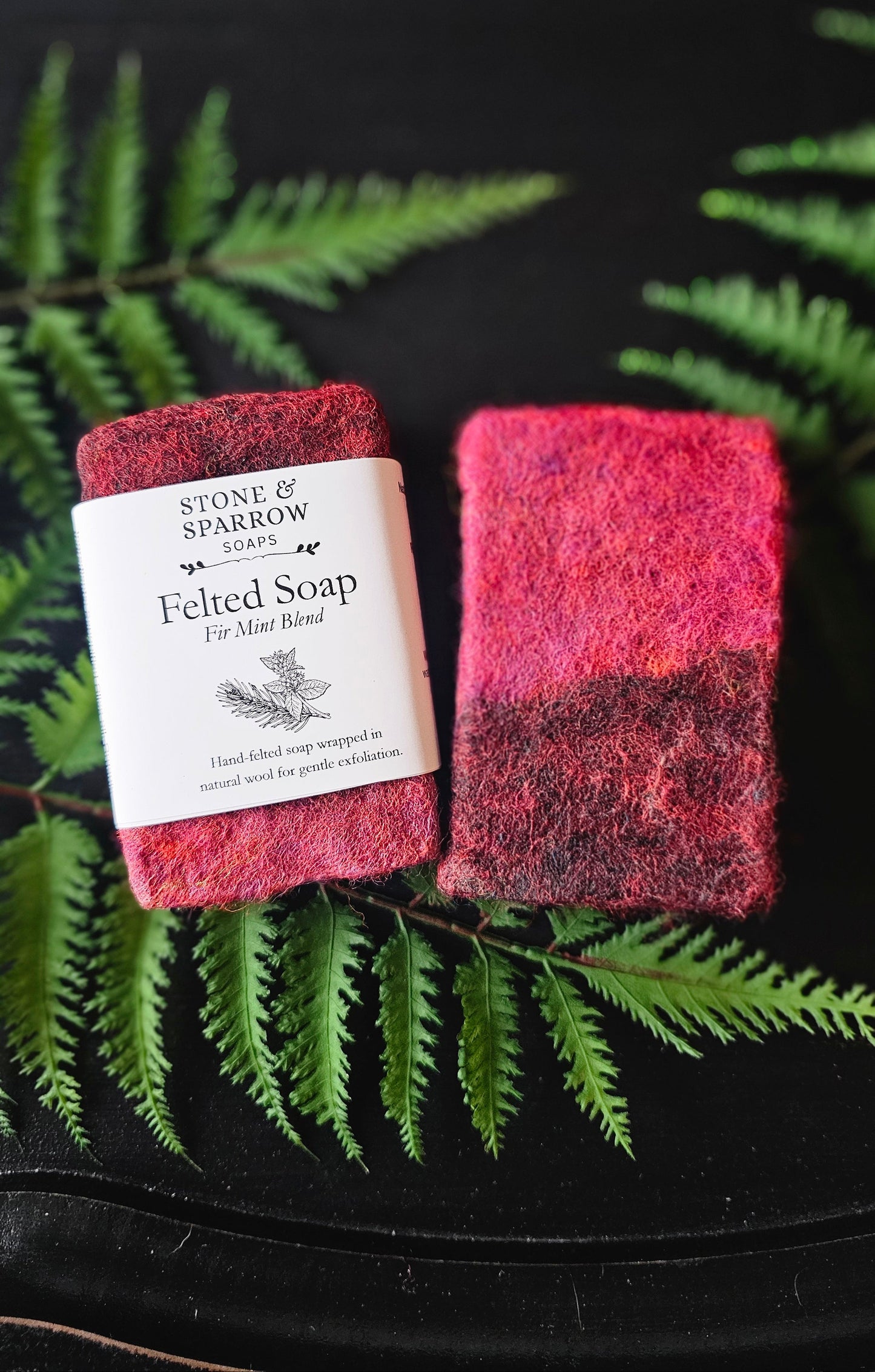 Natural Felted Soap