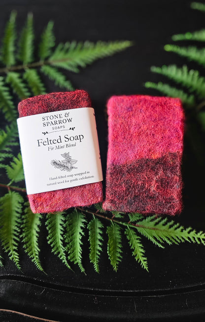 Natural Felted Soap