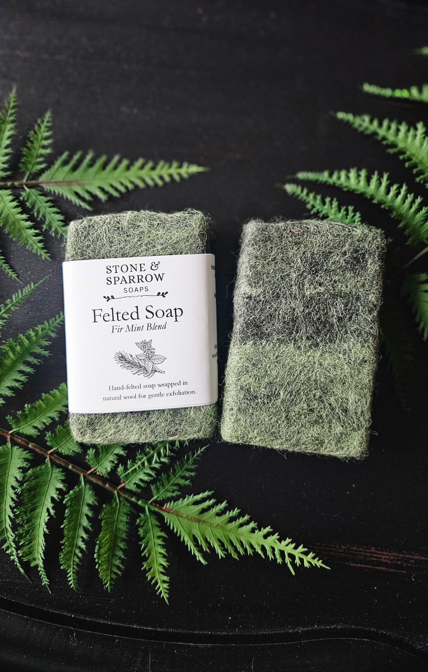 Natural Felted Soap