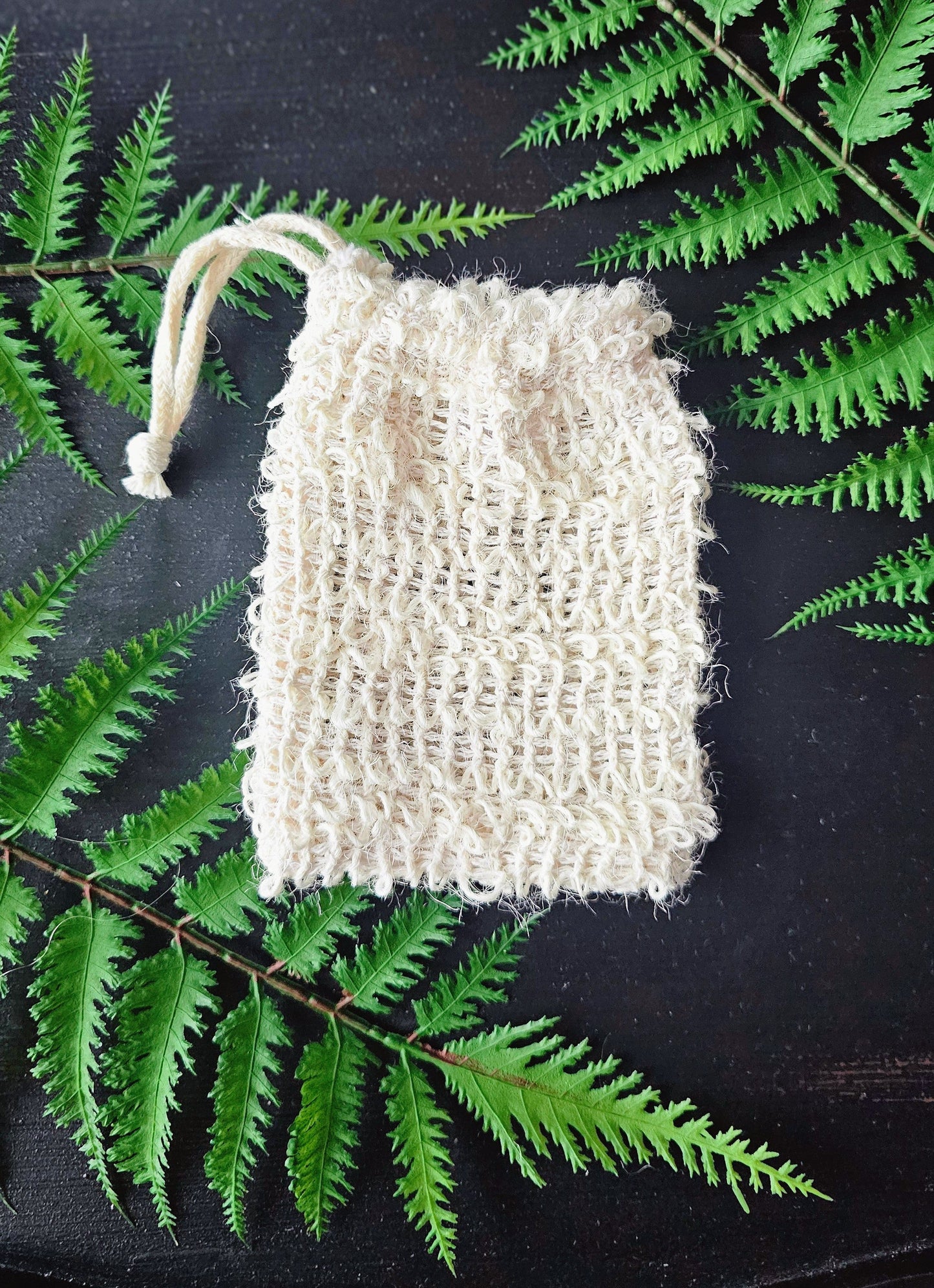 Natural Sisal Soap Saver Bag