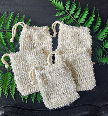 Natural Sisal Soap Saver Bag