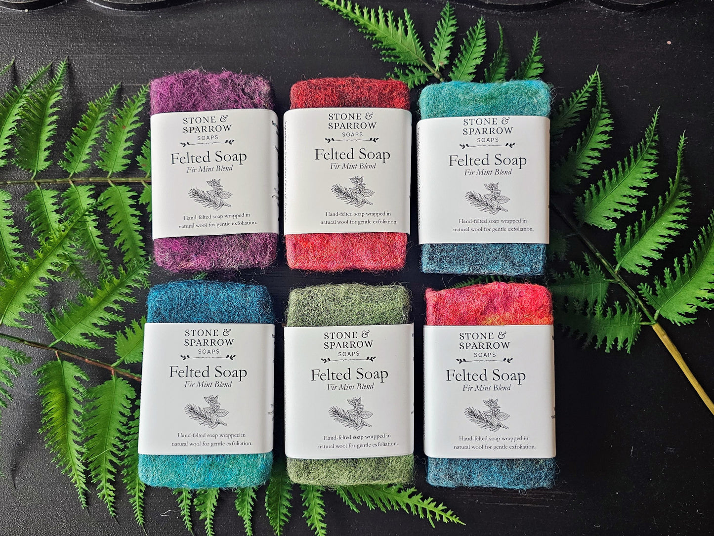 Natural Felted Soap