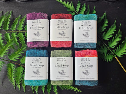 Natural Felted Soap