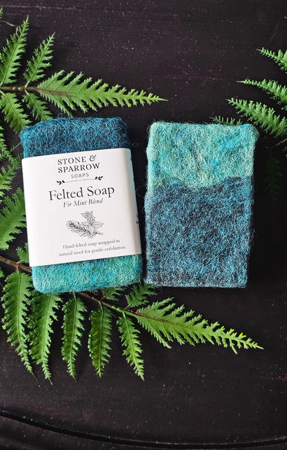 Natural Felted Soap