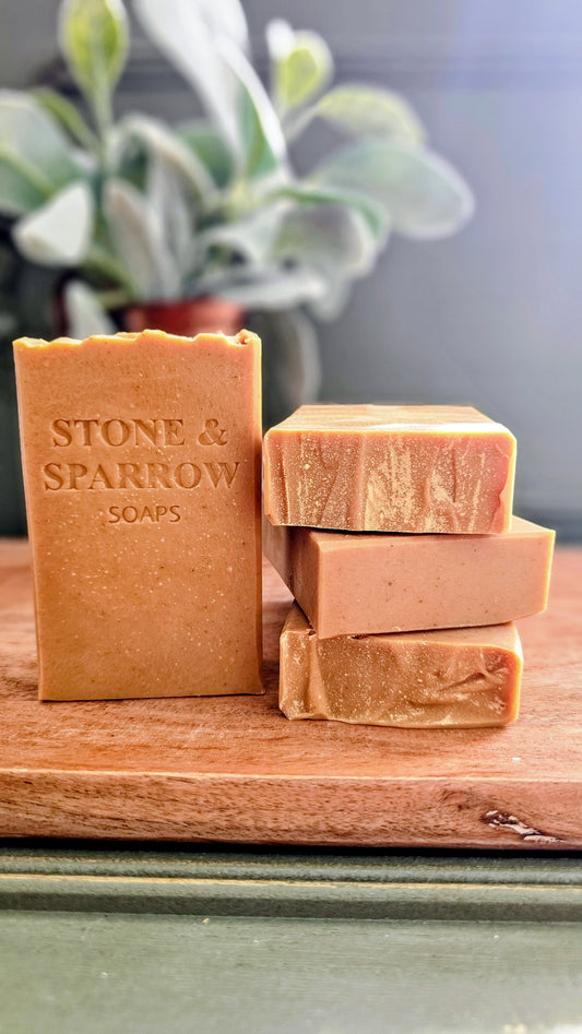 Carrot & Turmeric Facial Soap (unscented)
